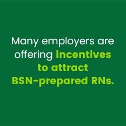Some hospitals offer incentives to BSN nurses